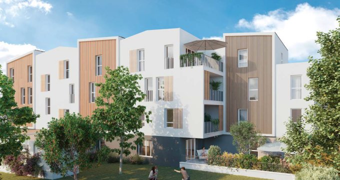 Achat / Vente immobilier neuf Saint-Nazaire résidence contemporaine proche des commodités (44600) - Réf. 7816