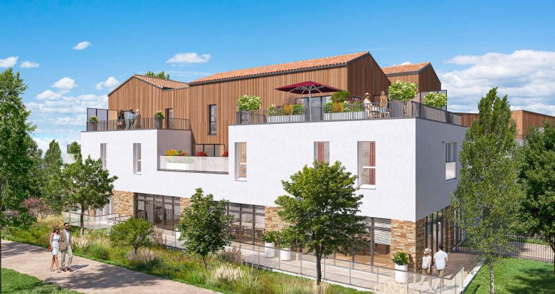 Achat / Vente immobilier neuf Bouaye en coeur de ville et proche gare TER (44830) - Réf. 13811