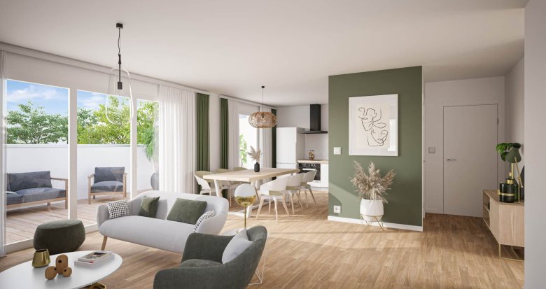 Achat / Vente immobilier neuf La Chapelle-sur-Erdre en plein coeur d'un parc (44240) - Réf. 8272