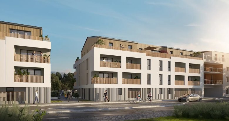 Achat / Vente immobilier neuf La Chapelle sur Erdre, une résidence intimiste en coeur de ville (44240) - Réf. 7512