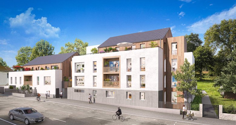 Achat / Vente immobilier neuf Nantes au coeur du quartier Contrie (44000) - Réf. 5295