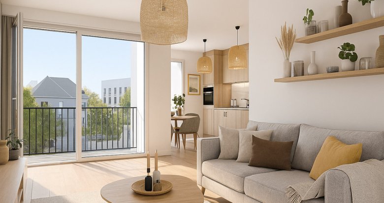 Achat / Vente immobilier neuf Nantes LMNP à deux pas de l’Erdre (44000) - Réf. 13656