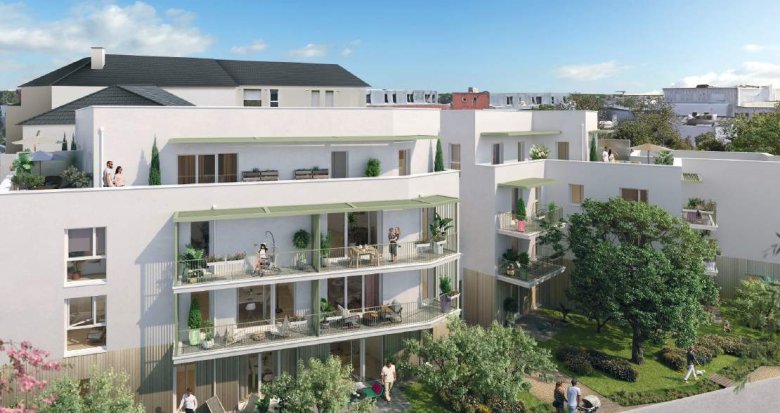 Achat / Vente immobilier neuf Nantes quartier Croix Bonneau proche tram (44000) - Réf. 7612