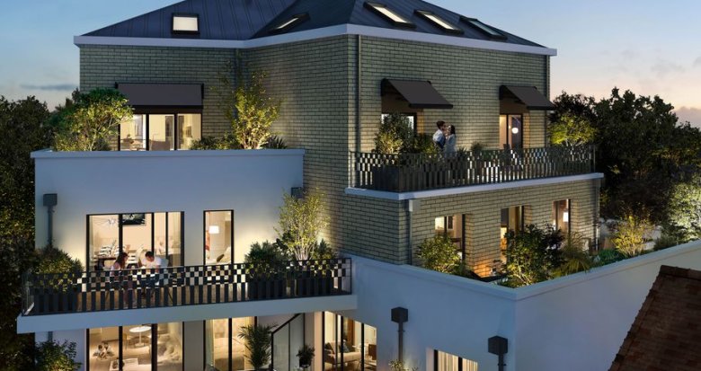 Achat / Vente immobilier neuf Nantes quartier de la Tortière proche des berges de l'Erdre (44000) - Réf. 7889