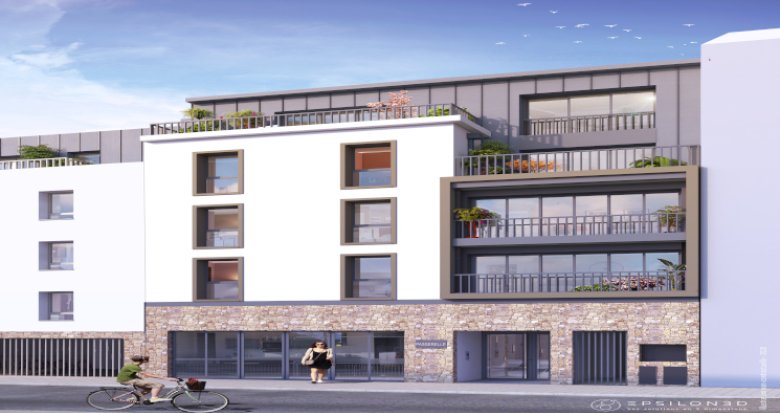 Achat / Vente immobilier neuf Nantes quartier Hauts Pavés (44000) - Réf. 5826