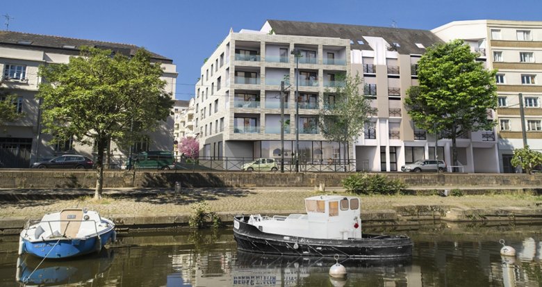 Achat / Vente immobilier neuf Nantes quartier prisé avec vue sur l’île de Versailles (44000) - Réf. 9557