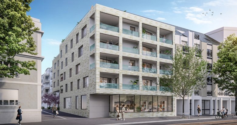 Achat / Vente immobilier neuf Nantes quartier prisé avec vue sur l’île de Versailles (44000) - Réf. 9557