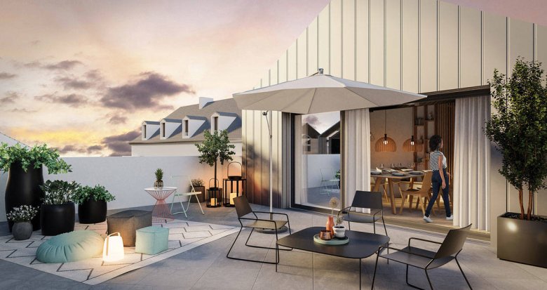Achat / Vente immobilier neuf Nantes résidence face à la Sèvre Nantaise (44000) - Réf. 9563