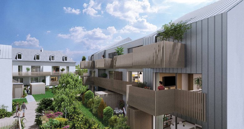 Achat / Vente immobilier neuf Nantes résidence face à la Sèvre Nantaise (44000) - Réf. 9563