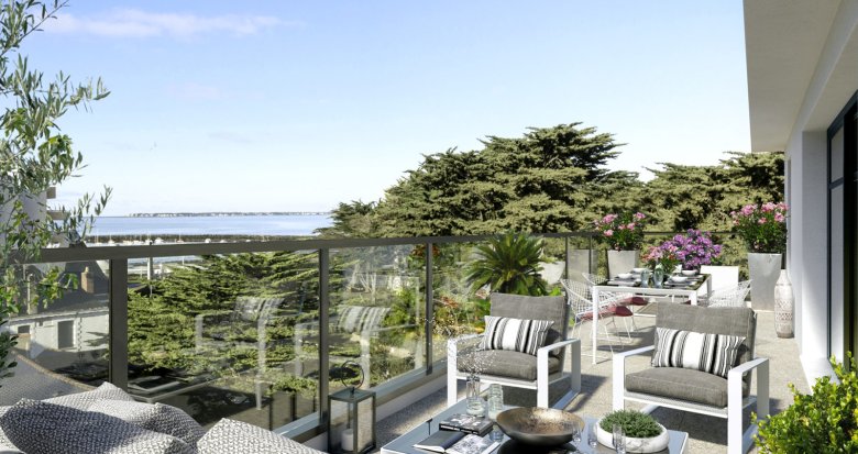 Achat / Vente immobilier neuf Pornichet à 500m du port de plaisance et 200m de la plage (44380) - Réf. 13133