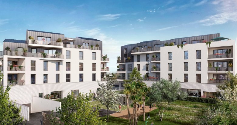 Achat / Vente immobilier neuf Rezé au cœur du quartier Butte de Praud (44400) - Réf. 6162