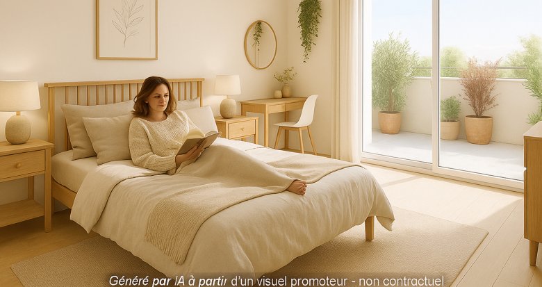 Achat / Vente immobilier neuf Rezé cadre verdoyant à 300m du tramway 2 et 3 (44400) - Réf. 13546