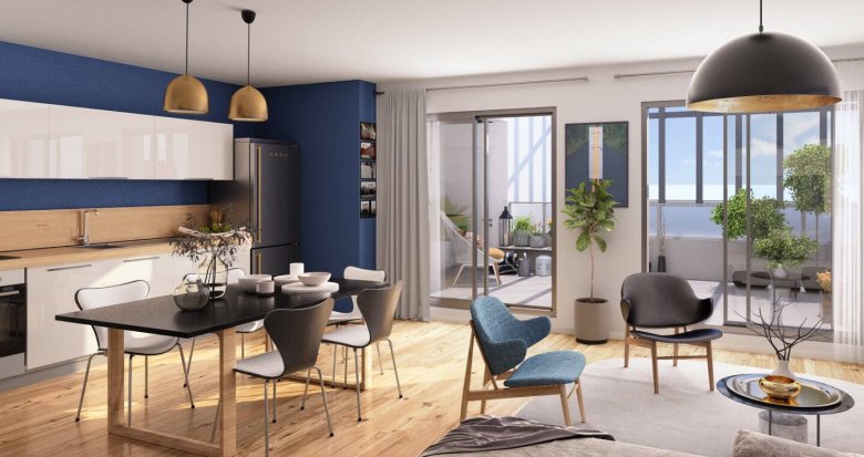 Achat / Vente immobilier neuf Saint-Herblain proche de la Chézine (44800) - Réf. 6567