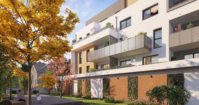 Achat / Vente immobilier neuf Saint-Herblain proche de la Chézine (44800) - Réf. 6567