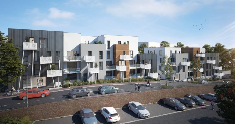 Achat / Vente immobilier neuf Saint-Herblain quartier la Bernardière en lisière du bois JO (44800) - Réf. 6973