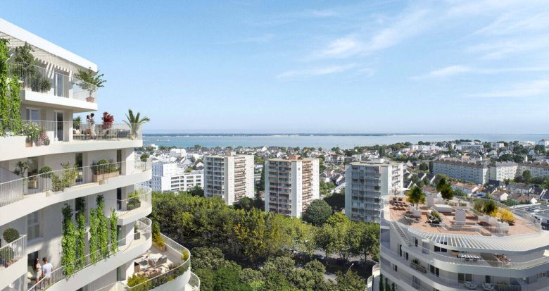 Achat / Vente immobilier neuf Saint-Nazaire vue panoramique sur la mer et l'estuaire (44600) - Réf. 6701