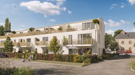 Programme immobilier neuf LE CLOS DU VIGNOBLE - Aigrefeuille-sur-Maine : logements neufs sécurisés et verdoyants proche des commodités (44140) - Référence : 8087