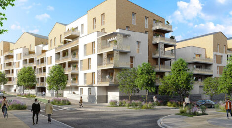 Programme immobilier neuf EPURE - QUARTIER MONTAIGNE - Angers appartements avec extérieur quartier Montaigne (49000) - Référence : 16806