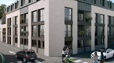 Programme immobilier neuf Isatys - Angers appartements avec extérieur quartier Saint Léonard (49000) - Référence : 14160