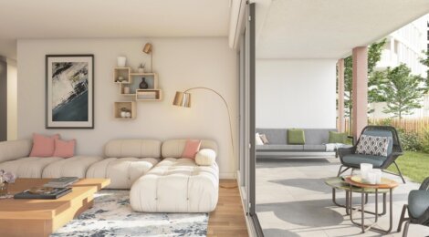 Programme immobilier neuf Les Jardins d'Amytis - Angers entre espaces paysagers et quartier Banchais (49000) - Référence : 18255