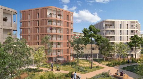 Programme immobilier neuf Les Jardins d'Amytis - Angers entre espaces paysagers et quartier Banchais (49000) - Référence : 18255