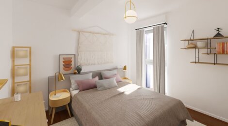 Programme immobilier neuf Les Jardins d'Amytis - Angers entre espaces paysagers et quartier Banchais (49000) - Référence : 18255