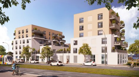 Programme immobilier neuf DELTA - Angers : logements neufs T1–T5 proche du centre-ville (49000) - Référence : 11083