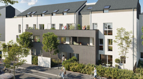 Programme immobilier neuf Centenial - Angers Madeleine-Saint-Léonard résidence intimiste au cœur d’un environnement végétalisé (49000) - Référence : 14156