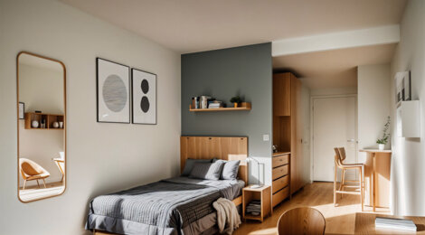 Programme immobilier neuf STUDIO 142 - TRANCHE 2 - Angers résidence étudiante près du campus (49000) - Référence : 15630