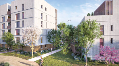 Programme immobilier neuf Ilot Alto - Angers : Résidence studio–T5 avec cadre verdoyant et confort optimisé proche des transports (49000) - Référence : 14457