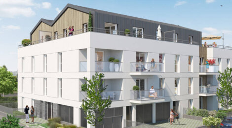 Programme immobilier neuf Villa Céleste - Angers : Résidence T2–T4 avec cadre intimiste et confort optimisé proche des commodités (49000) - Référence : 14238