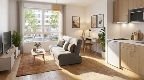 Programme immobilier neuf Matrice - Avrillé investissement locatif clés en main proche Angers (49240) - Référence : 17571