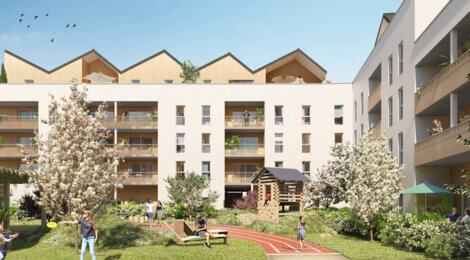 Programme immobilier neuf Chrysalide - Avrillé : logements neufs écoresponsables proche du tram et du lycée (49240) - Référence : 17596