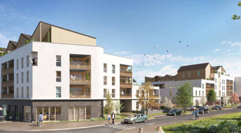 Programme immobilier neuf Chrysalide - Avrillé : logements neufs écoresponsables proche du tram et du lycée (49240) - Référence : 17596