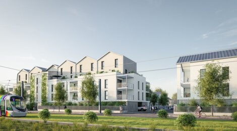Programme immobilier neuf KENNEDY - Avrillé : logements neufs sécurisés et verdoyants proche des transports (49240) - Référence : 15179