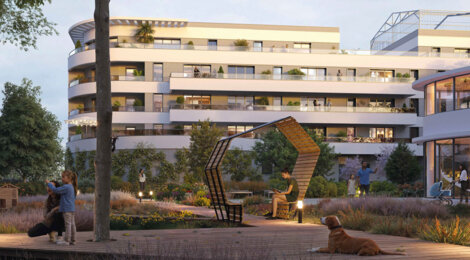 Programme immobilier neuf Attitude - Avrillé résidence senior avec services et jardin partagé (49240) - Référence : 17508