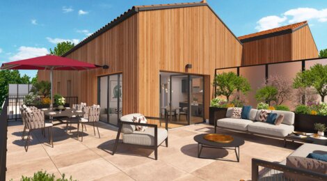 Programme immobilier neuf Le Jardin des Vignes - Bouaye centre ville près de la gare TER (44830) - Référence : 15264