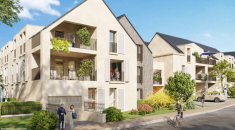 Programme immobilier neuf L'Ecrin - Bouchemaine : logements neufs sécurisés et verdoyants proche d’Angers (49080) - Référence : 15396