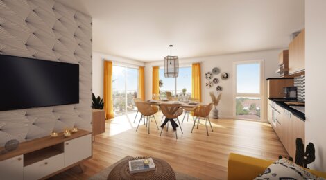 Programme immobilier neuf ORGANZA - Cholet, logements neufs et proximité centre-ville en quartier dynamique (49300) - Référence : 15976