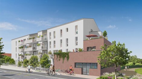 Programme immobilier neuf Les Jardins des Mauges - Cholet : logements neufs sécurisés et lumineux proche des transports (49300) - Référence : 15397