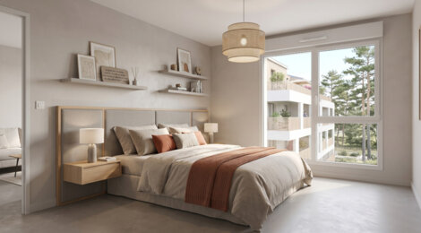 Programme immobilier neuf BOBOURG - La Chapelle-sur-Erdre : logements neufs écoresponsables et lumineux en centre-ville (44240) - Référence : 14889