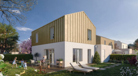 Programme immobilier neuf RESPIRATIONS - Maisons - La Chapelle-sur-Erdre proche de Nantes (44240) - Référence : 15583