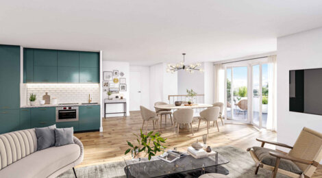 Programme immobilier neuf Ô Grand-Lieu - La Chevrolière : logements neufs sécurisés et verdoyants en centre du bourg (44118) - Référence : 14994