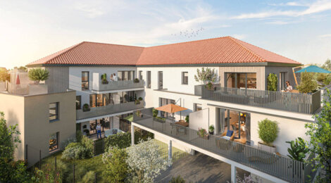 Programme immobilier neuf Ô Grand-Lieu - La Chevrolière : logements neufs sécurisés et verdoyants en centre du bourg (44118) - Référence : 14994