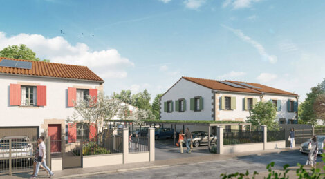 Programme immobilier neuf Le Clos du Chemin Vert - La Jarrie : logements neufs sécurisés et verdoyants proche des commodités (17220) - Référence : 14572