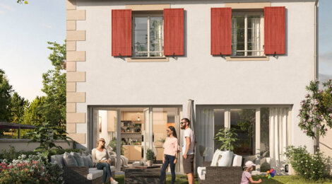 Programme immobilier neuf Le Clos du Chemin Vert - La Jarrie : logements neufs sécurisés et verdoyants proche des commodités (17220) - Référence : 14572