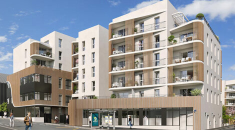 Programme immobilier neuf Soixante-Treize - La Rochelle appartements avec extérieur près de l’océan (17000) - Référence : 14571