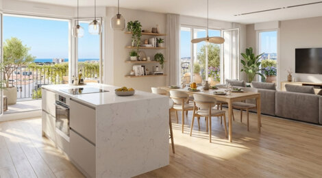 Programme immobilier neuf Soixante-Treize - La Rochelle appartements avec extérieur près de l’océan (17000) - Référence : 14571
