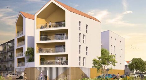 Programme immobilier neuf LA MARJOLAINE - La Rochelle dans le quartier de la Pallice (17000) - Référence : 14558