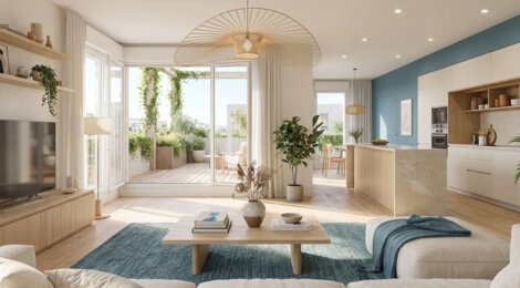 Programme immobilier neuf Ocar - La Rochelle : logements neufs sécurisés et verdoyants proche des commodités (17000) - Référence : 14552